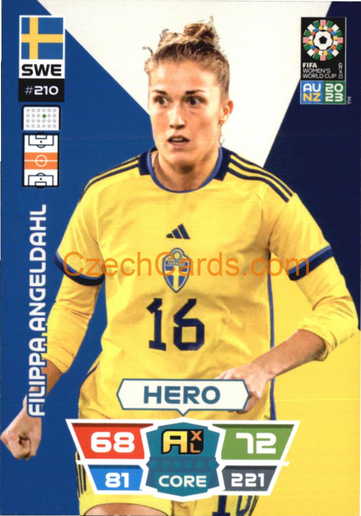 Filippa Angeldahl 2023 Panini FIFA Women's World Cup Adrenalyn XL #210