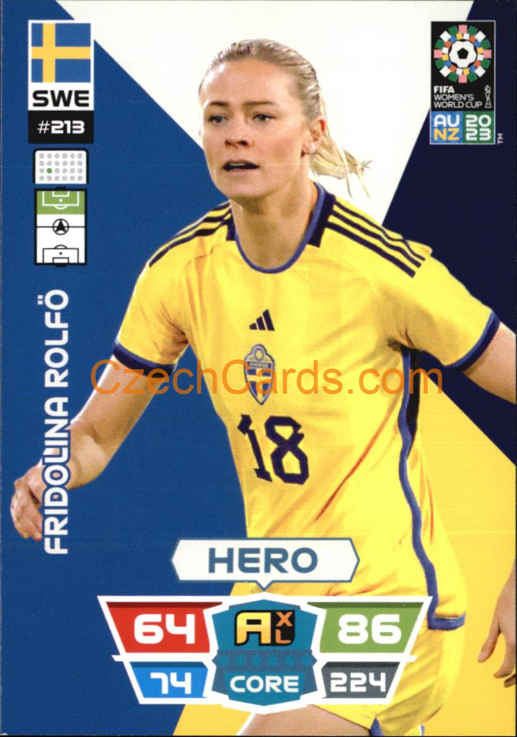 Fridolina Rolfö 2023 Panini FIFA Women's World Cup Adrenalyn XL #213