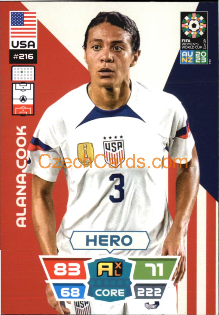 Alana Cook 2023 Panini FIFA Women's World Cup Adrenalyn XL #216