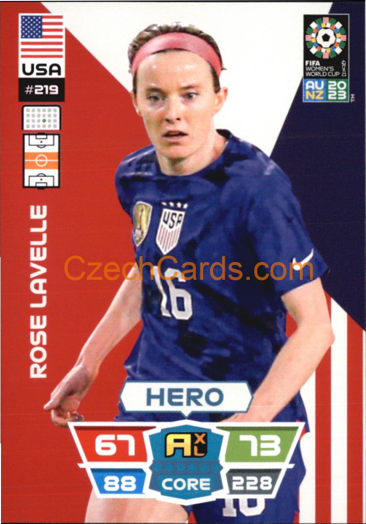 Rose Lavelle 2023 Panini FIFA Women's World Cup Adrenalyn XL #219