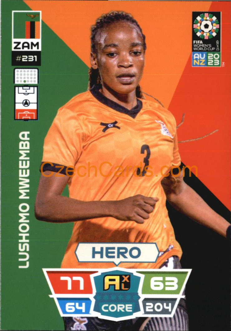 Lushomo Mweemba 2023 Panini FIFA Women's World Cup Adrenalyn XL #231