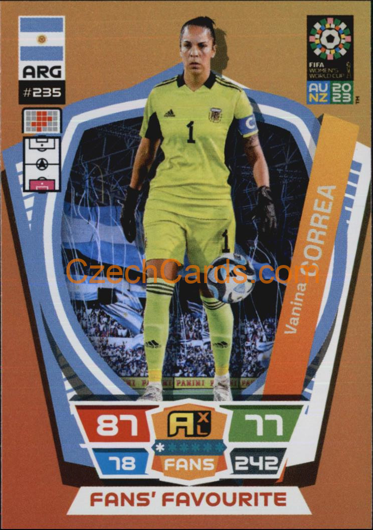 Vanini Correa 2023 Panini FIFA Women's World Cup Adrenalyn FANS #235