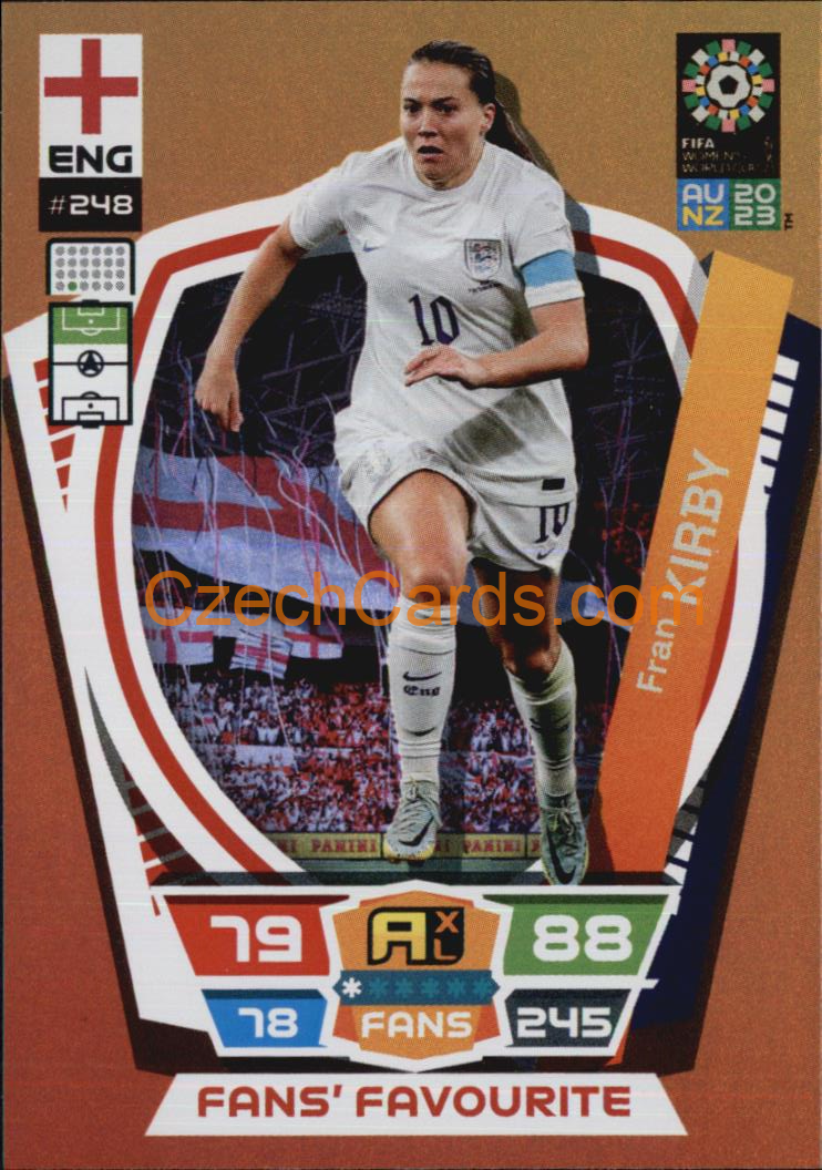 Frank Kirby 2023 Panini FIFA Women's World Cup Adrenalyn FANS #248