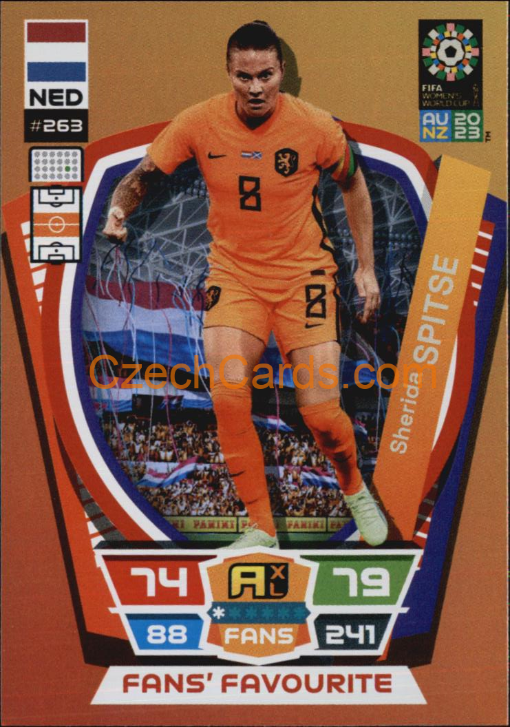 Sherida Spise 2023 Panini FIFA Women's World Cup Adrenalyn FANS #263