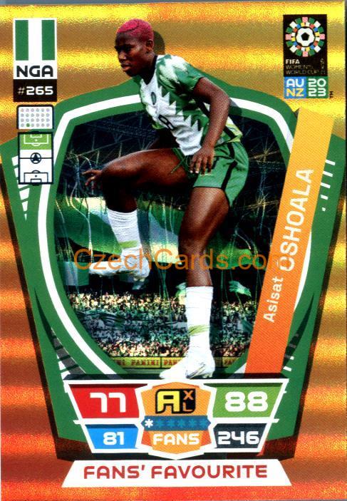 Asisat Oshoala 2023 Panini FIFA Women's World Cup Adrenalyn FANS #265