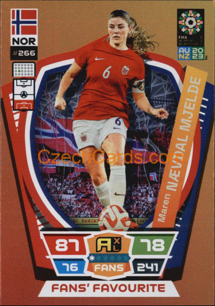 Maren Naevdal Mjede 2023 Panini FIFA Women's World Cup Adrenalyn FANS #266