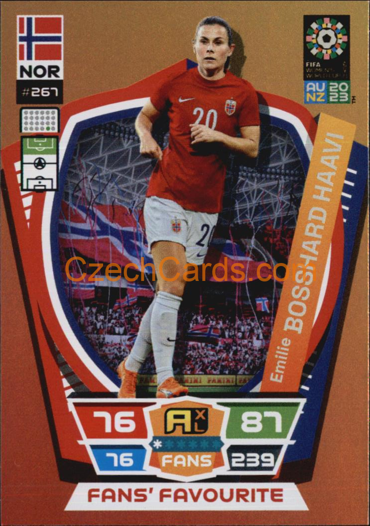 Emilie Bosshard Haavi 2023 Panini FIFA Women's World Cup Adrenalyn FANS #267