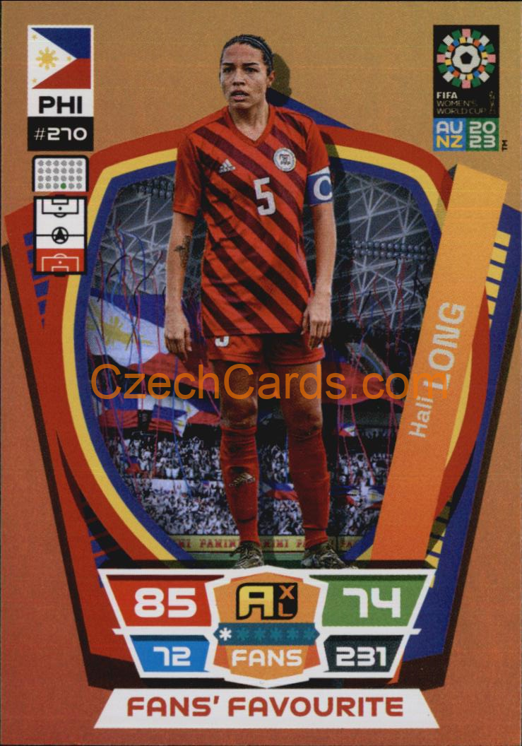 Hali Long 2023 Panini FIFA Women's World Cup Adrenalyn FANS #270