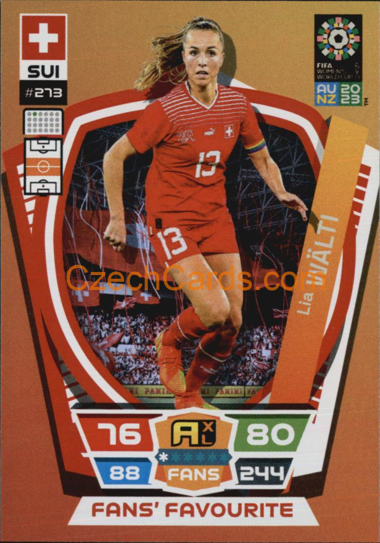 Lia Wälti 2023 Panini FIFA Women's World Cup Adrenalyn FANS #273