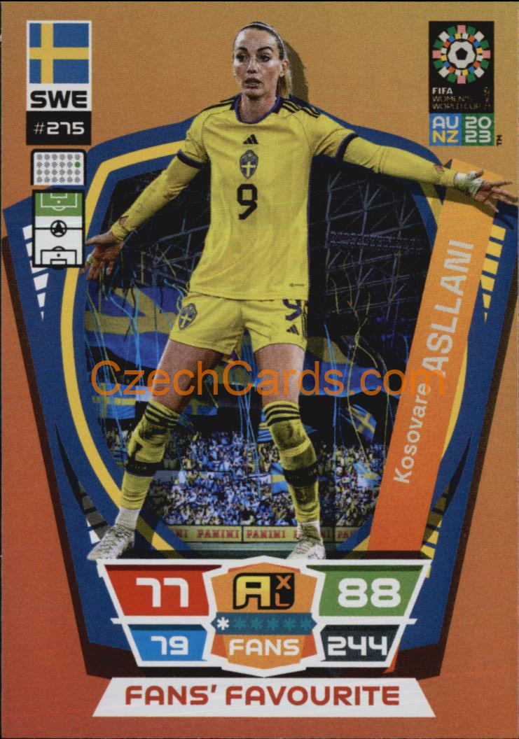 Kosovare Asllani 2023 Panini FIFA Women's World Cup Adrenalyn FANS #275