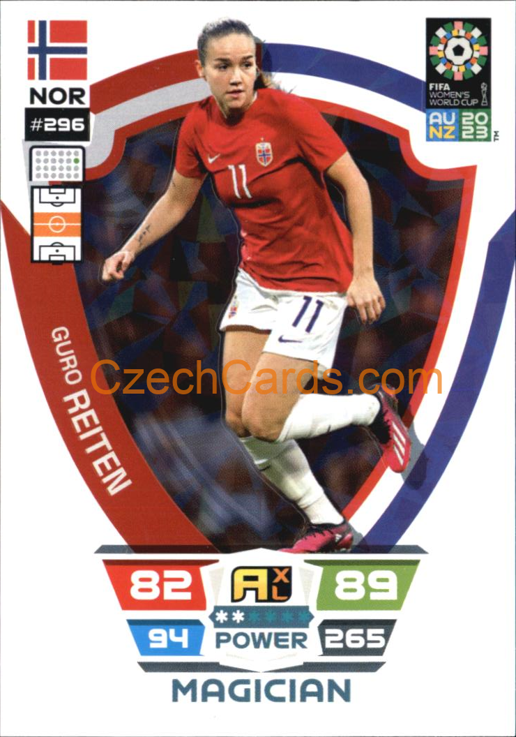 Guro Reiten 2023 Panini FIFA Women's World Cup Adrenalyn MAGICIANS #296
