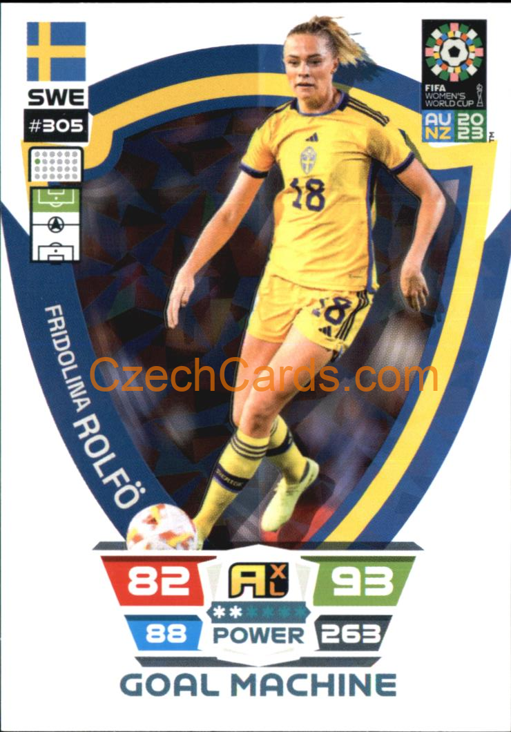 Fridolina Rolfö 2023 Panini FIFA Women's World Cup Adrenalyn GOAL M. #305