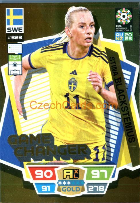 Stina Blackstenius 2023 Panini FIFA Women's World Cup Adrenalyn GOLD #323