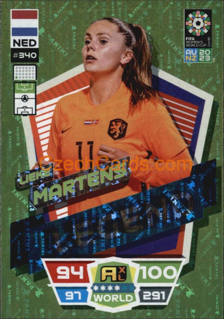 Lieke Martens 2023 Panini FIFA Women's World Cup Adrenalyn LEGENDS #340
