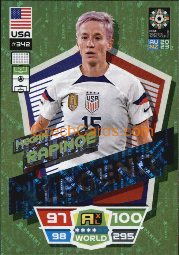 Megan Rapinoe 2023 Panini FIFA Women's World Cup Adrenalyn LEGENDS #342