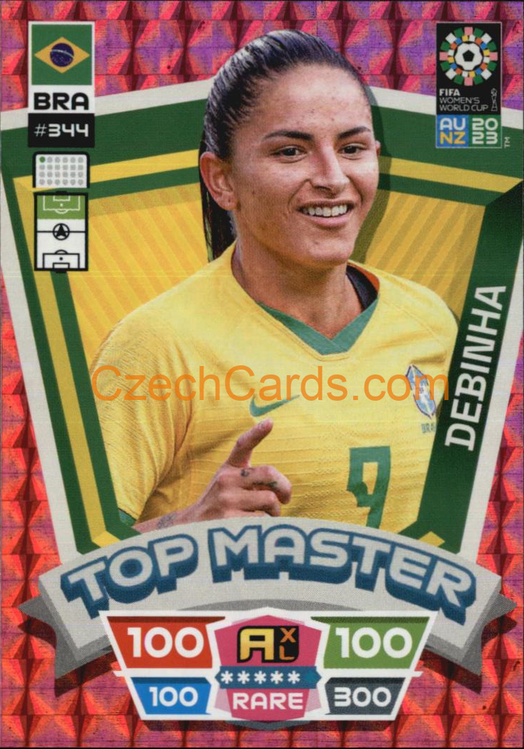 Debinha 2023 Panini FIFA Women's World Cup Adrenalyn TOP MASTER #344