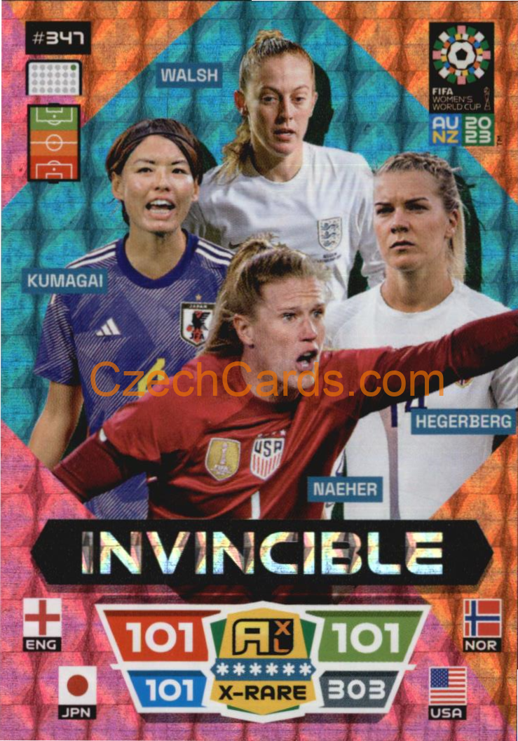 Invincible 2023 Panini FIFA Women's World Cup Adrenalyn #347
