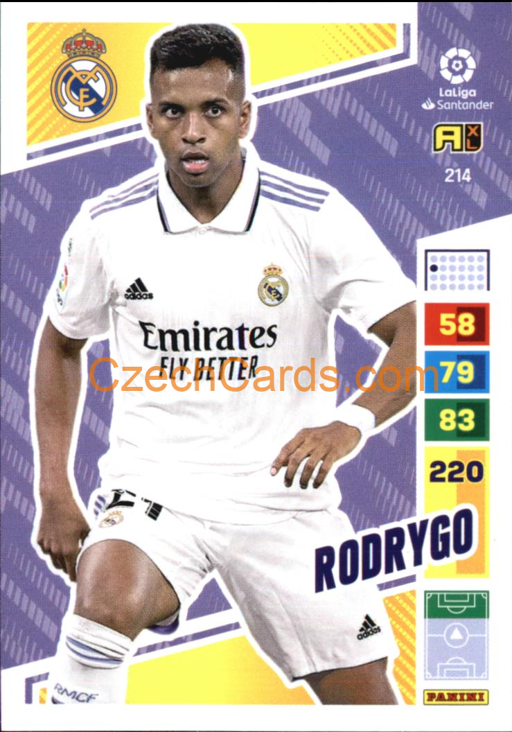 Rodrygo 2022/23 Panini LaLiga Santander Adrenalyn #214