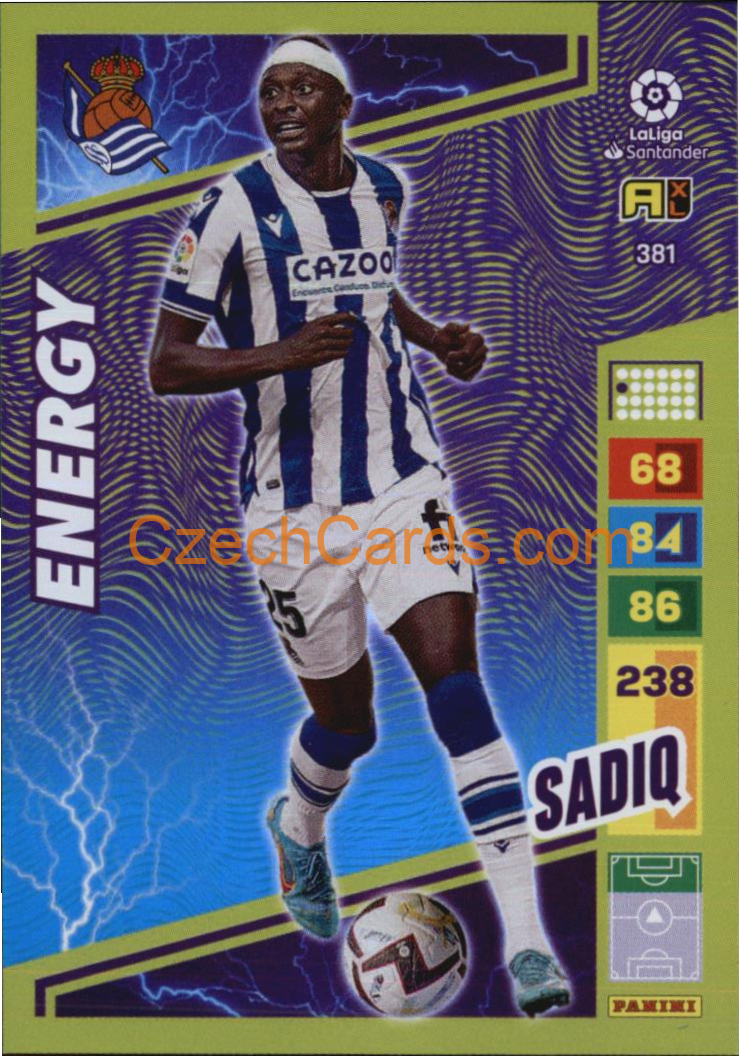 Sadiq 2022/23 Panini LaLiga Santander Adrenalyn Energy #381