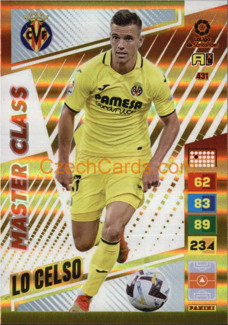 Lo Celso 2022/23 Panini LaLiga Santander Adrenalyn Master Class #431