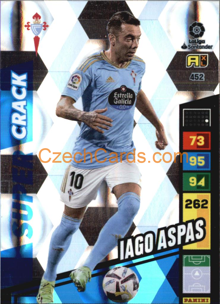 Iago Aspas 2022/23 Panini LaLiga Santander  Adrenalyn Super Cracks #452