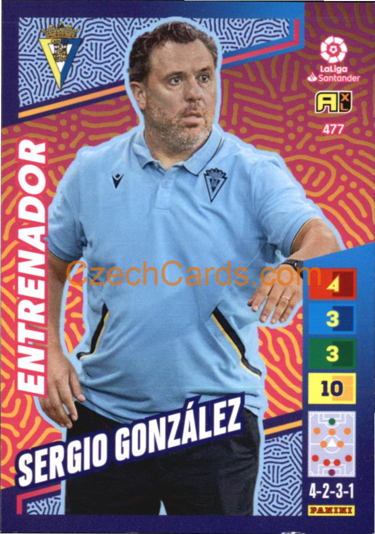 Sergio González 2022/23 Panini LaLiga Santander  Adrenalyn Entrenadores #477