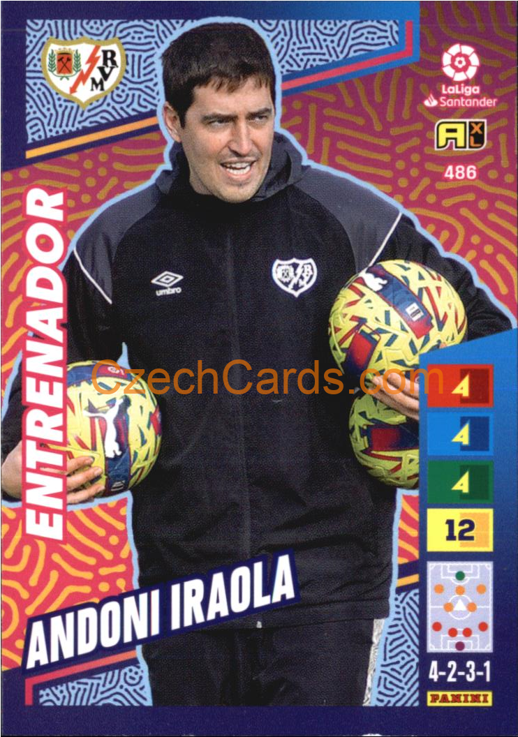 Andoni Iraola 2022/23 Panini LaLiga Santander  Adrenalyn Entrenadores #486