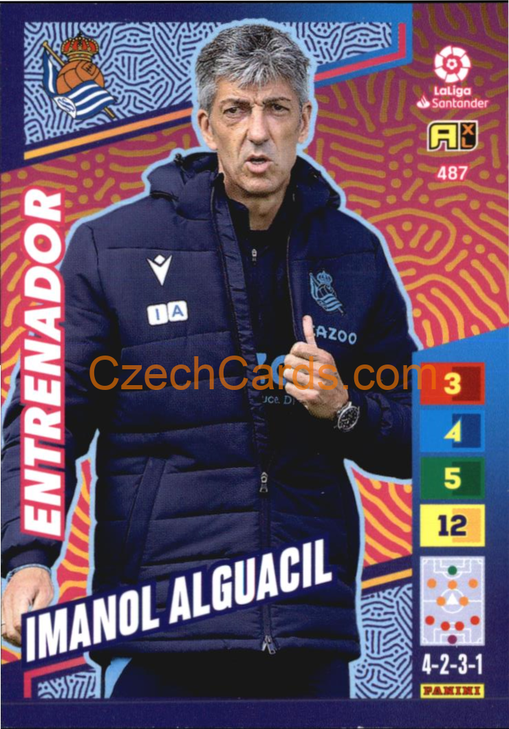 Imanol Alguacil 2022/23 Panini LaLiga Santander  Adrenalyn Entrenadores #487