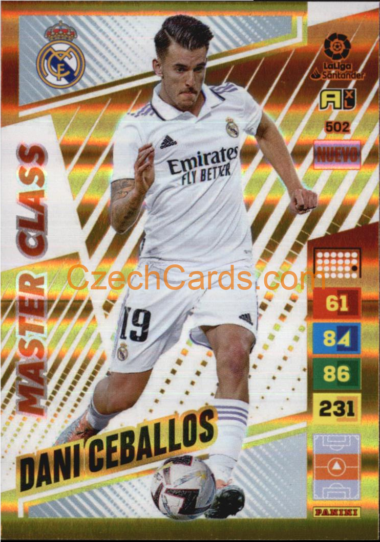 Dani Ceballos 2022/23 Panini LaLiga Santander  Adrenalyn Nuevo Master Cl. #502