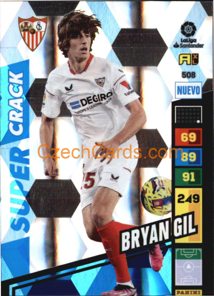 Bryan Gil 2022/23 Panini LaLiga Santander  Adrenalyn N. Super Crack #508