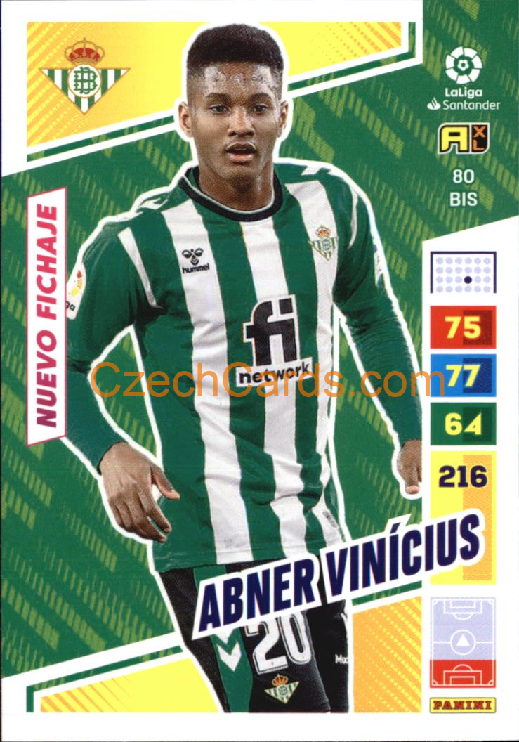 Abner Vinícius 2022/23 Panini LaLiga Santander  Adrenalyn  #80bis