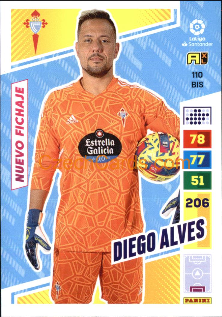 Diego Alves 2022/23 Panini LaLiga Santander  Adrenalyn  #110bis