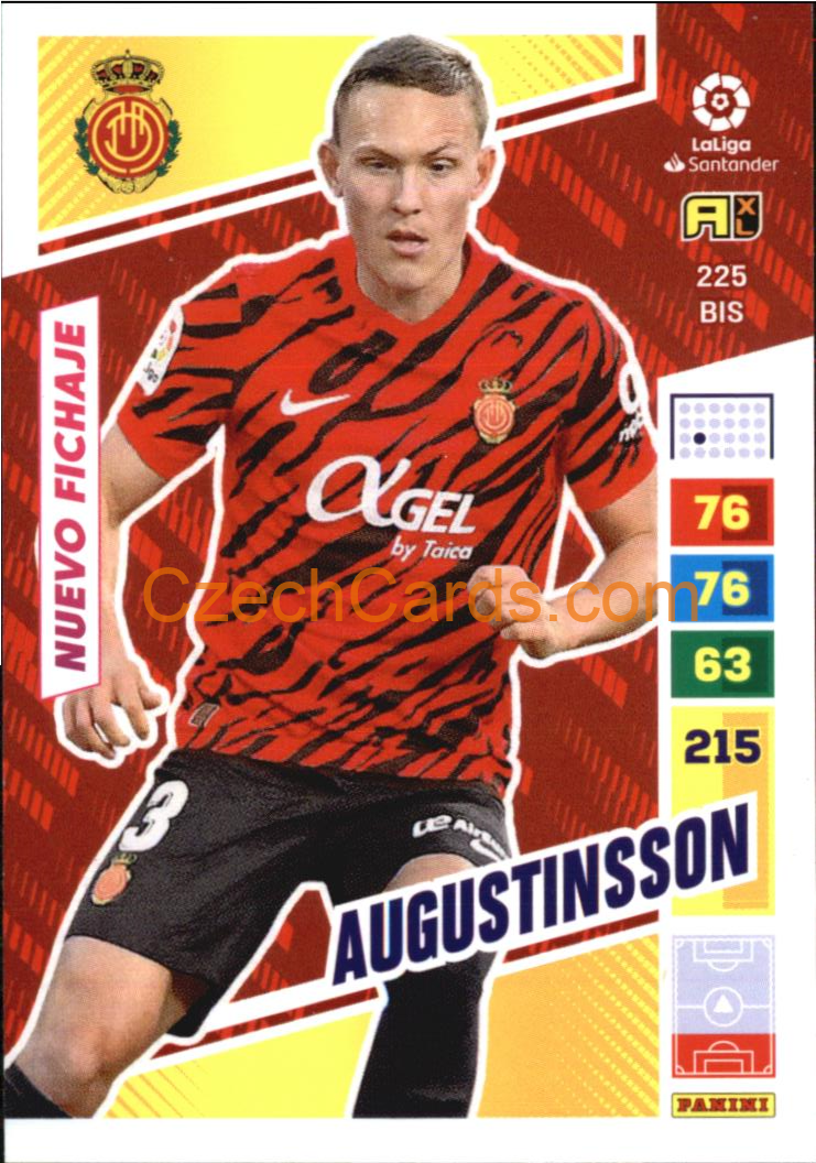 Ludwig Augustinsson 2022/23 Panini LaLiga Santander  Adrenalyn  #225bis