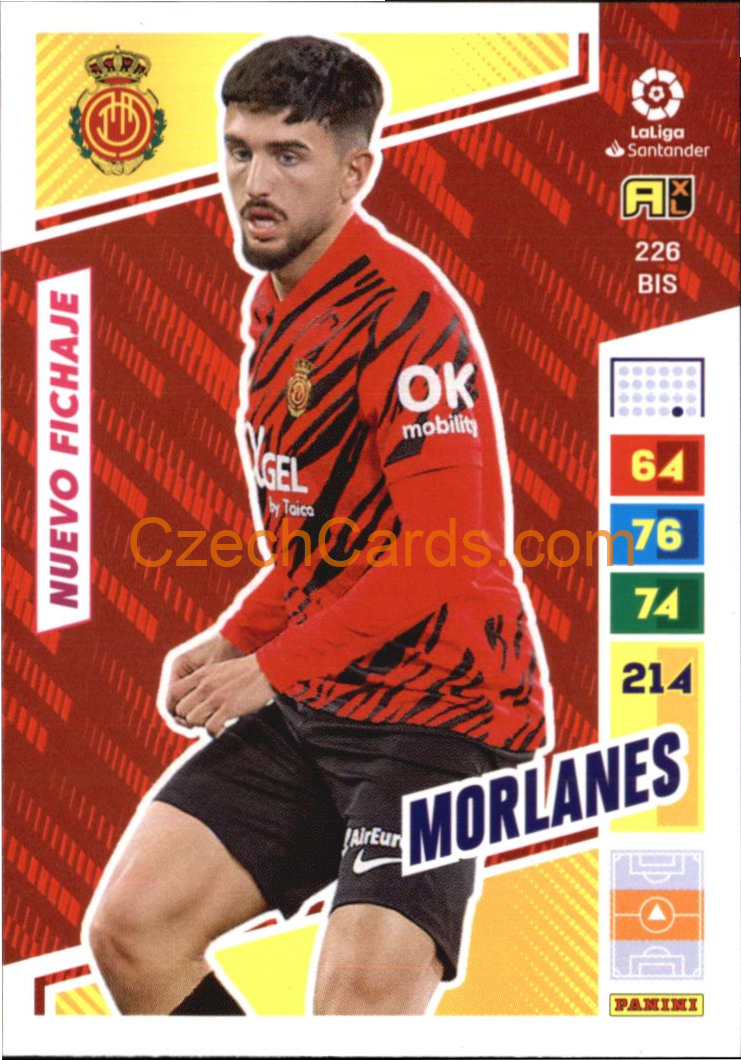 Manu Morlanes 2022/23 Panini LaLiga Santander  Adrenalyn  #226bis