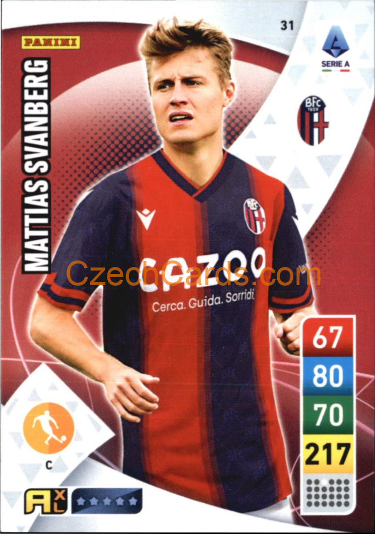 Mattias Svanberg 2022/23 Panini Calciatori Adrenalyn XL #31