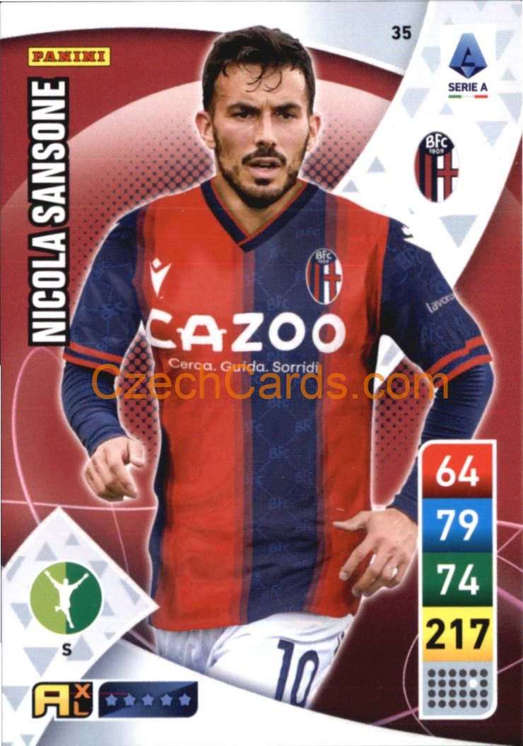 Nicola Sansone 2022/23 Panini Calciatori Adrenalyn XL #35