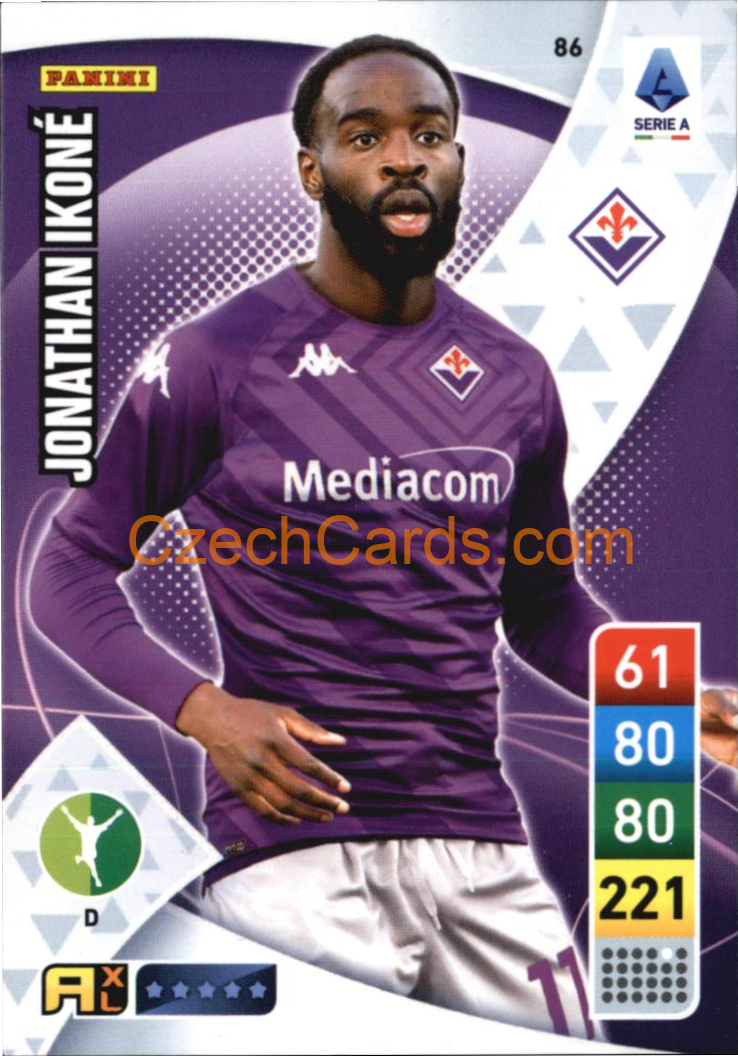 Jonathan Ikoné 2022/23 Panini Calciatori Adrenalyn XL #86