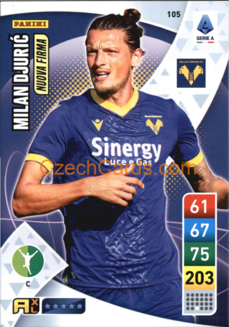 Milan Đurić 2022/23 Panini Calciatori Adrenalyn XL #105