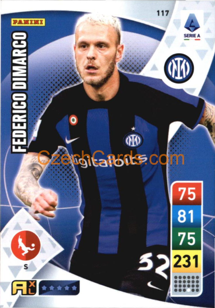Federico Dimarco 2022/23 Panini Calciatori Adrenalyn XL #117