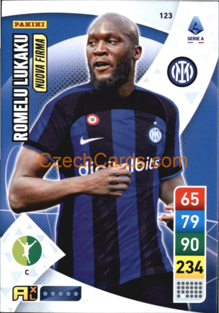 Romelu Lukaku 2022/23 Panini Calciatori Adrenalyn XL #123