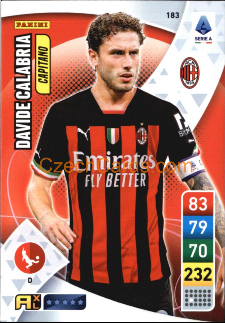 Davide Calabria 2022/23 Panini Calciatori Adrenalyn XL #183