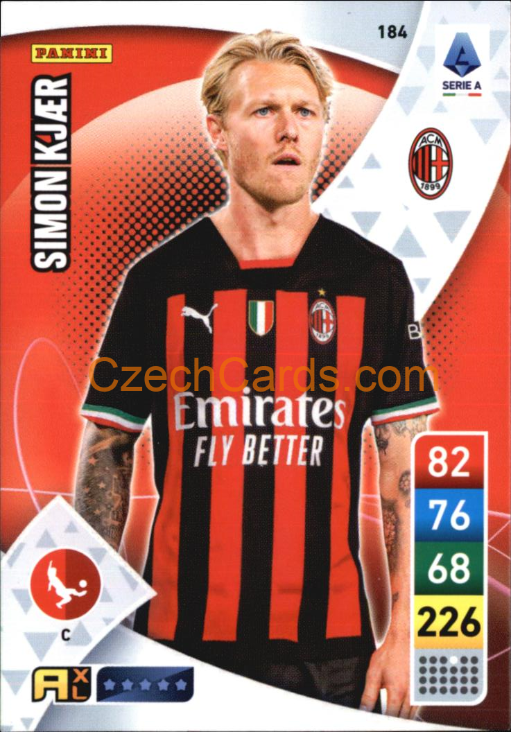 Simon Kjær 2022/23 Panini Calciatori Adrenalyn XL #184
