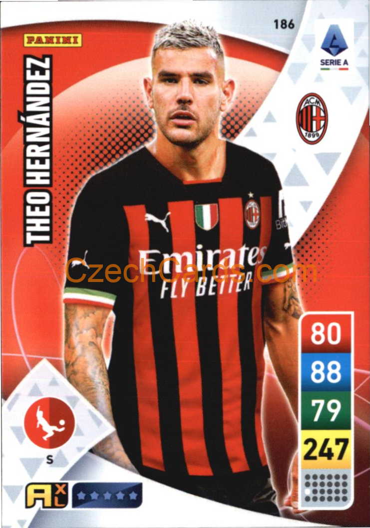 Theo Hernandez 2022/23 Panini Calciatori Adrenalyn XL #186