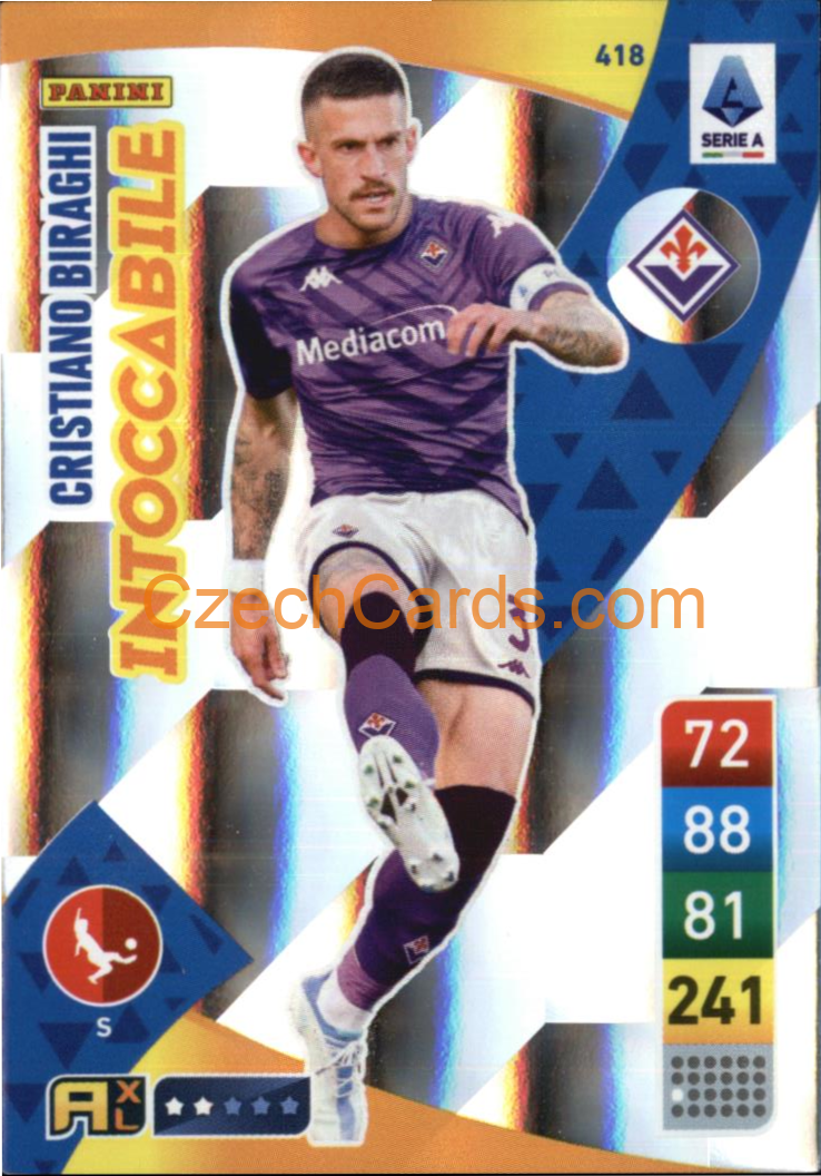 Cristiano Biraghi 2022/23 Panini Calciatori Adrenalyn XL Intoccabile #418