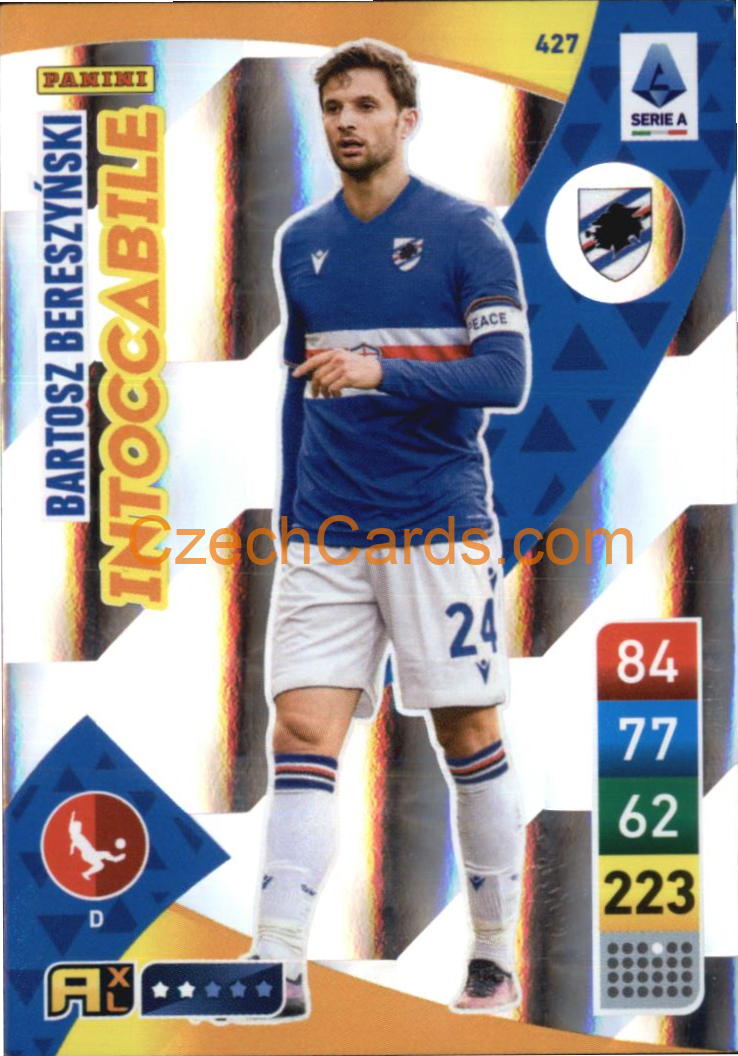 Bartosz Bereszyński 2022/23 Panini Calciatori Adrenalyn XL Intoccabile #427