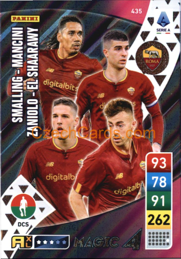Smalling / Mancini  / Zaniolo / Shaa 2022/23 Panini Calciatori Adrenalyn XL #435