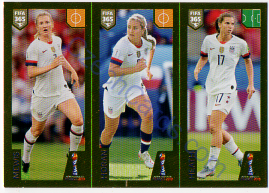 Mewis - Horan - Heath 2020 FIFA 365 #405 GOLD