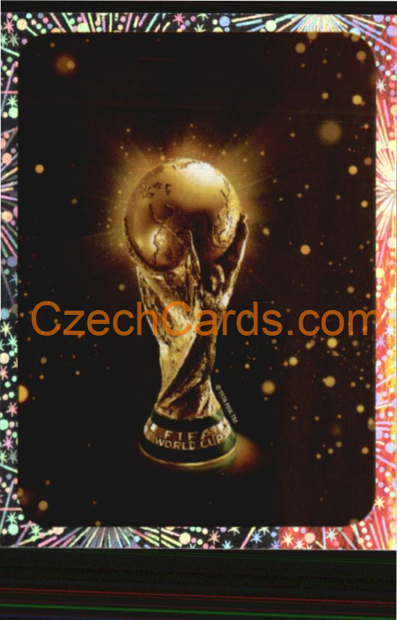FIFA World Cup Trophy 2010 Panini FIFA World Cup sticker metal #1