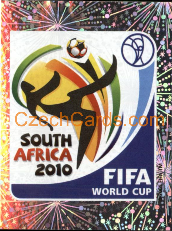Official Emblem 2010 Panini FIFA World Cup sticker metal #4