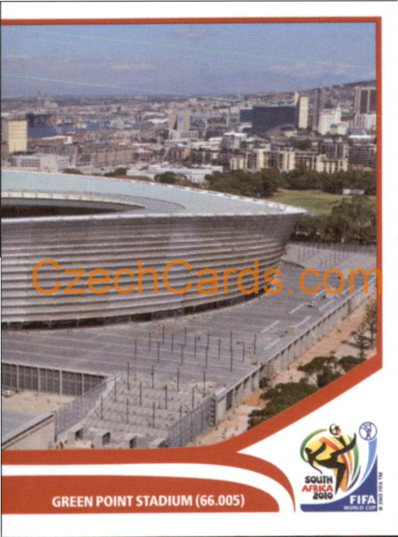 Green Point Stadium 2010 Panini FIFA World Cup sticker #7